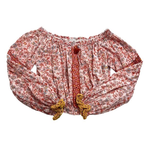 Poupette St Barth Nana Crop Top in Pink - Picture 1 of 5